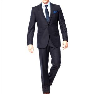 Pierre Cardin dark navy blue pinstripe Suit